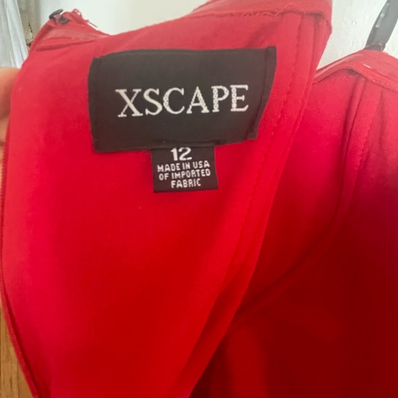 NWT Red strapless dress 💃 by Xscape size 12 Made in the USA - Picture 4 of 15